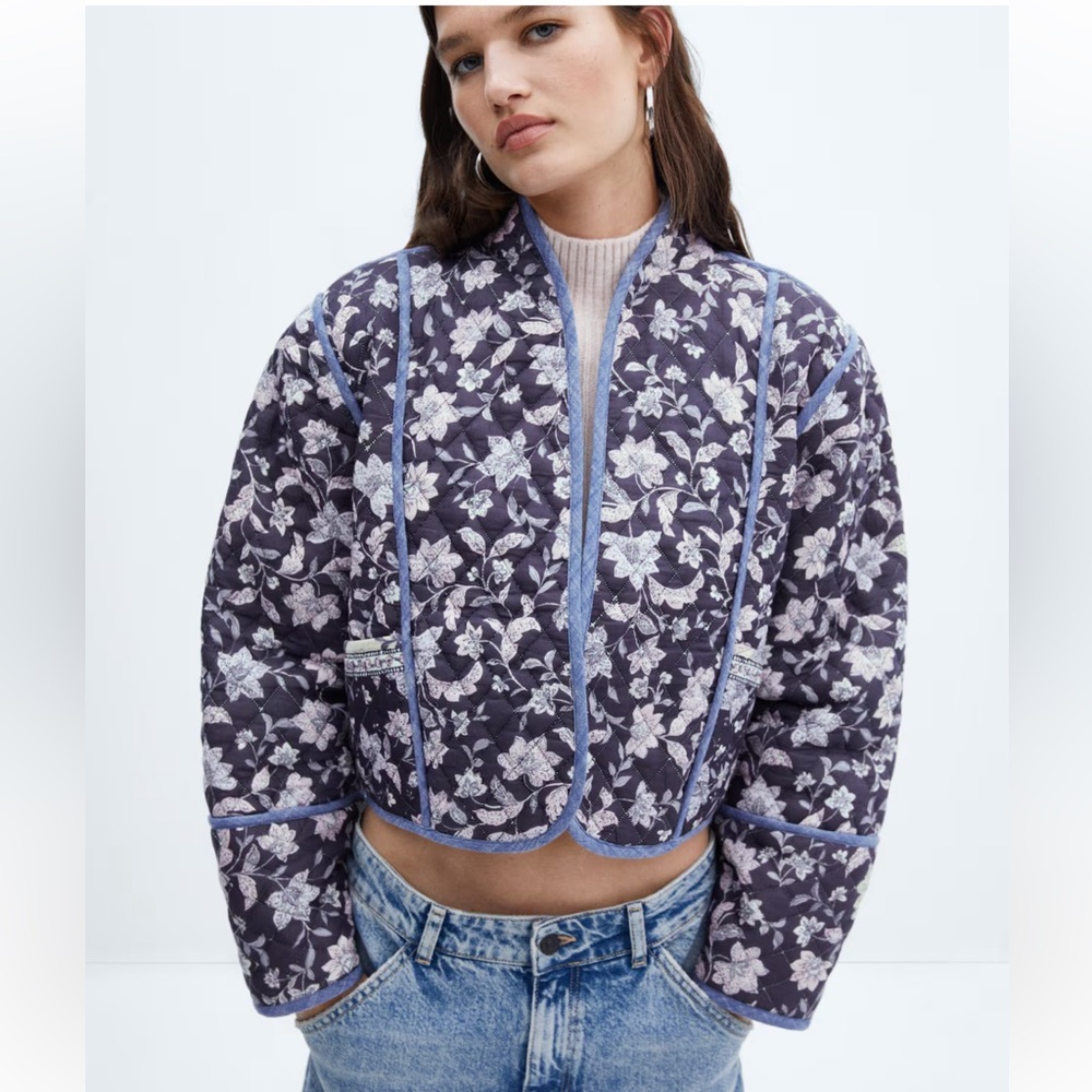 MANGO Reversible Quilted Jacket (new without tag, Size M)